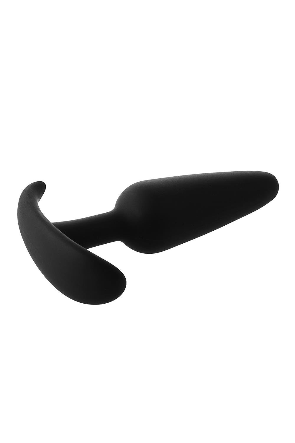 Анальний плаг черный Dreamtoys FantASStic Smooth со стопером в форме якоря, Large