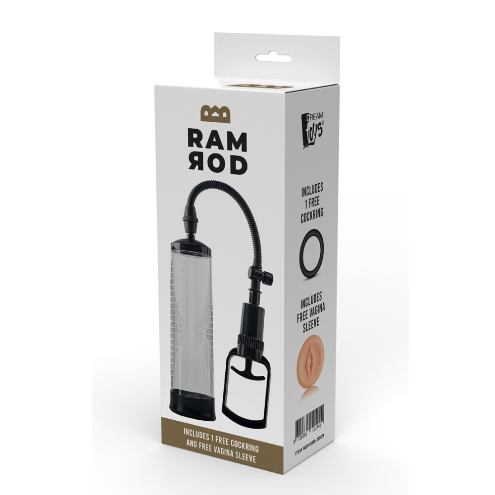 Вакуумний помпа для пеніса Dream Toys RAMROD PENIS PUMP TRIGGER