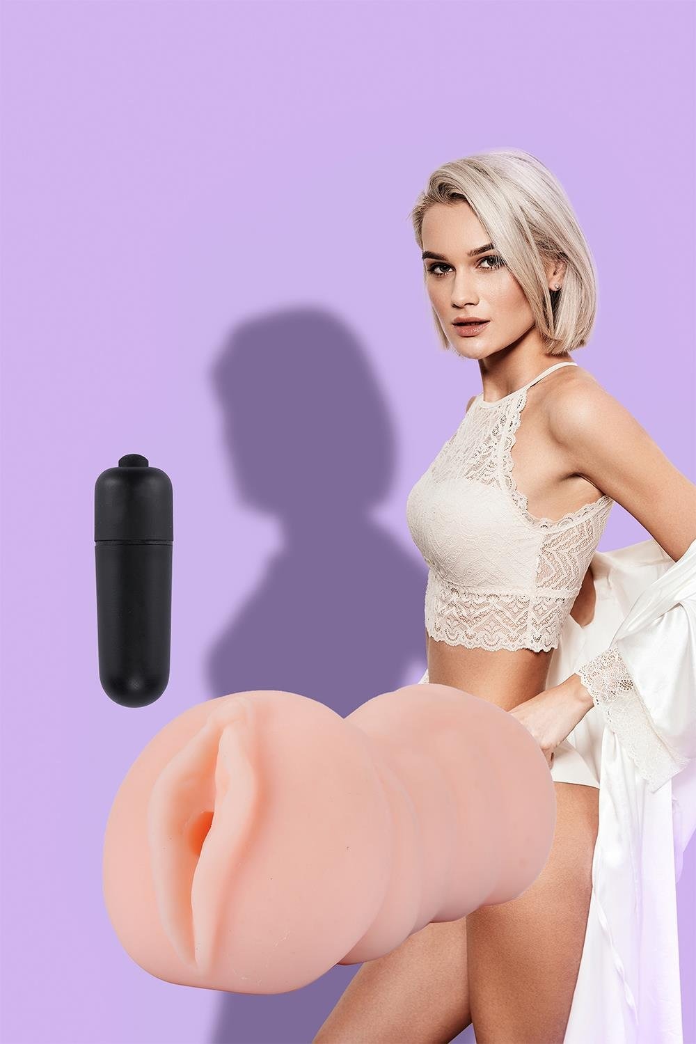 Мастурбатор вагіна з вібрацією Dream Toys The Girl Next Door Tracey тілесний