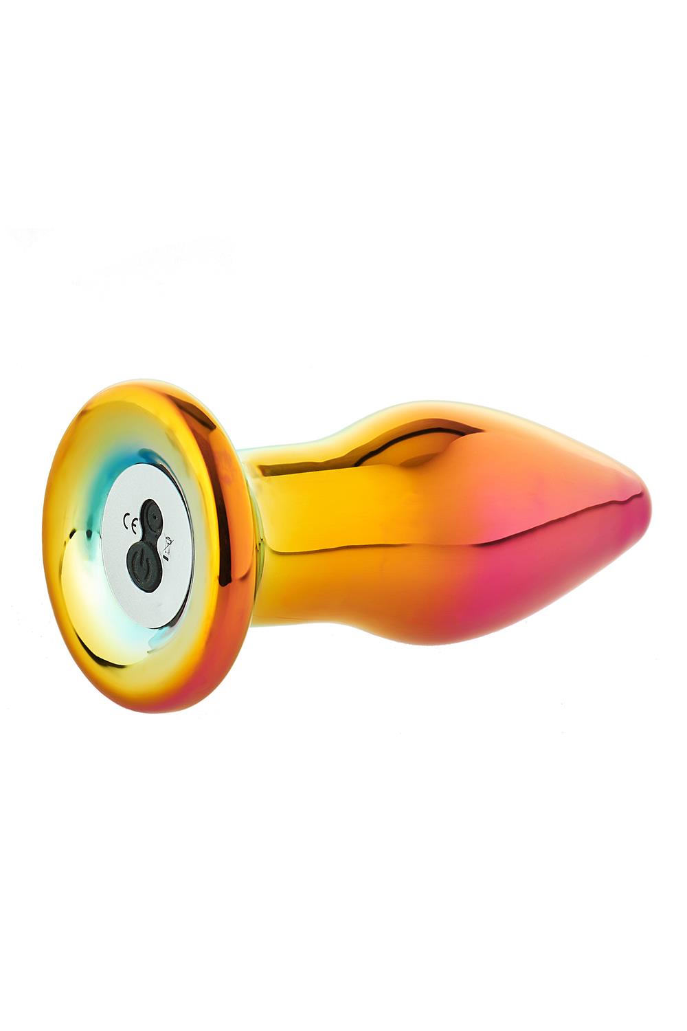 Анальна пробка із вібрацією скляна Dream Toys GLAMOUR GLASS PLUG