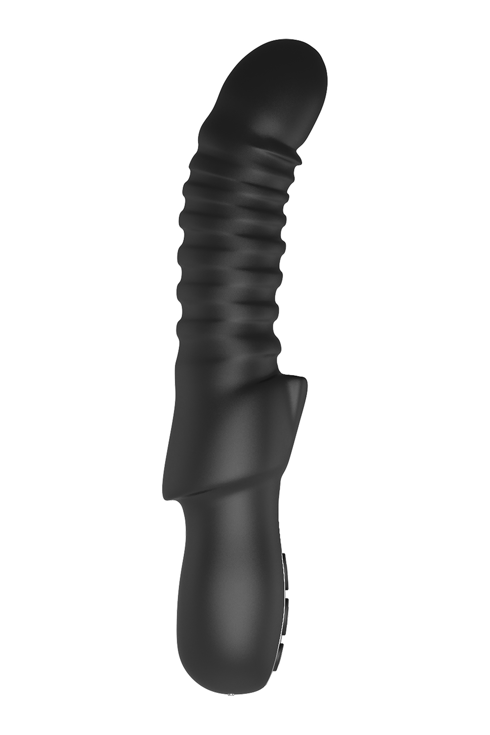 Двойной вибратор рельефный Dream Toys Midnight Magic Typhon черный, 23 х 4 см