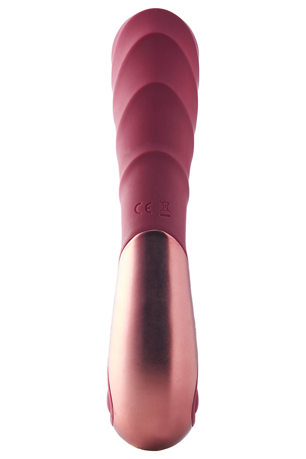Двойной вибратор рельефный Dream Toys Dinky Duo Vibrator Jimmy K, бордовый