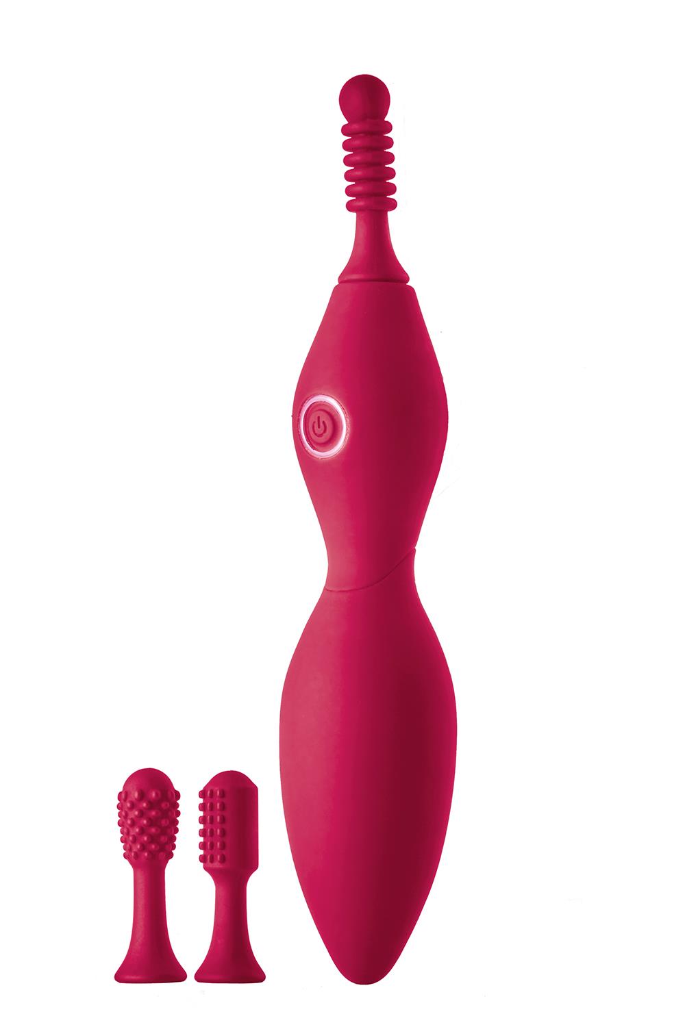 Вібратор для клітора з насадками Dream Toys SPARKLING VERONA