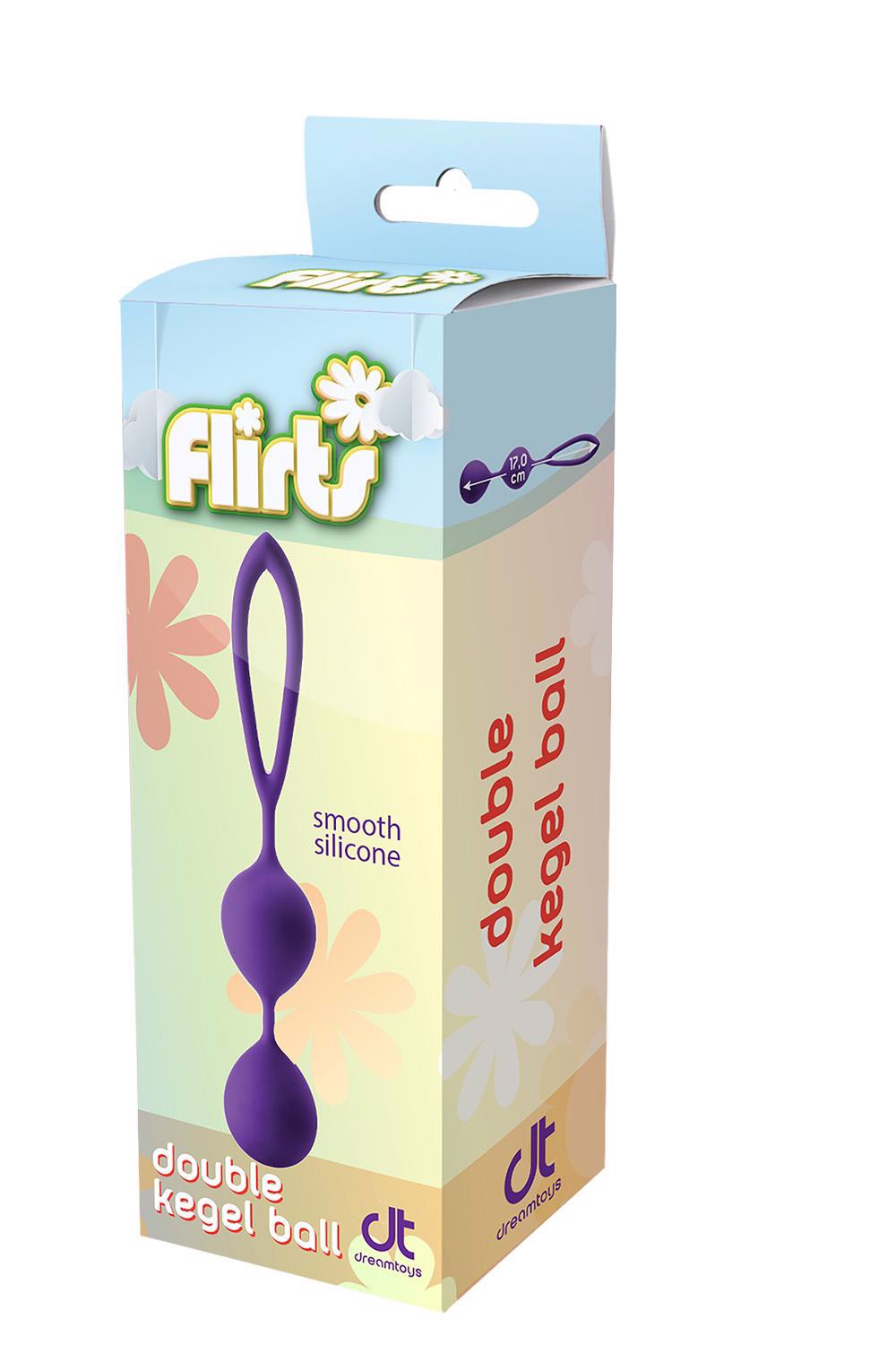 Вагінальні кульки Dream Toys FLIRTS фіолетові
