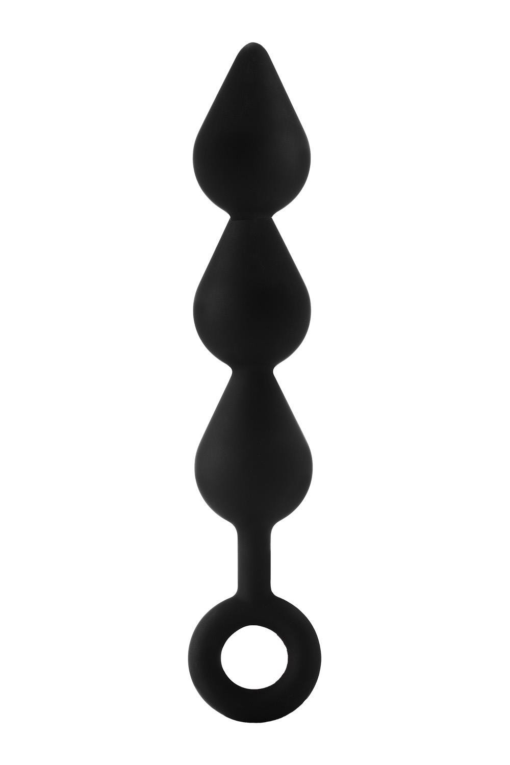 Анальная тройная елочка Dream Toys FantASStic, черная