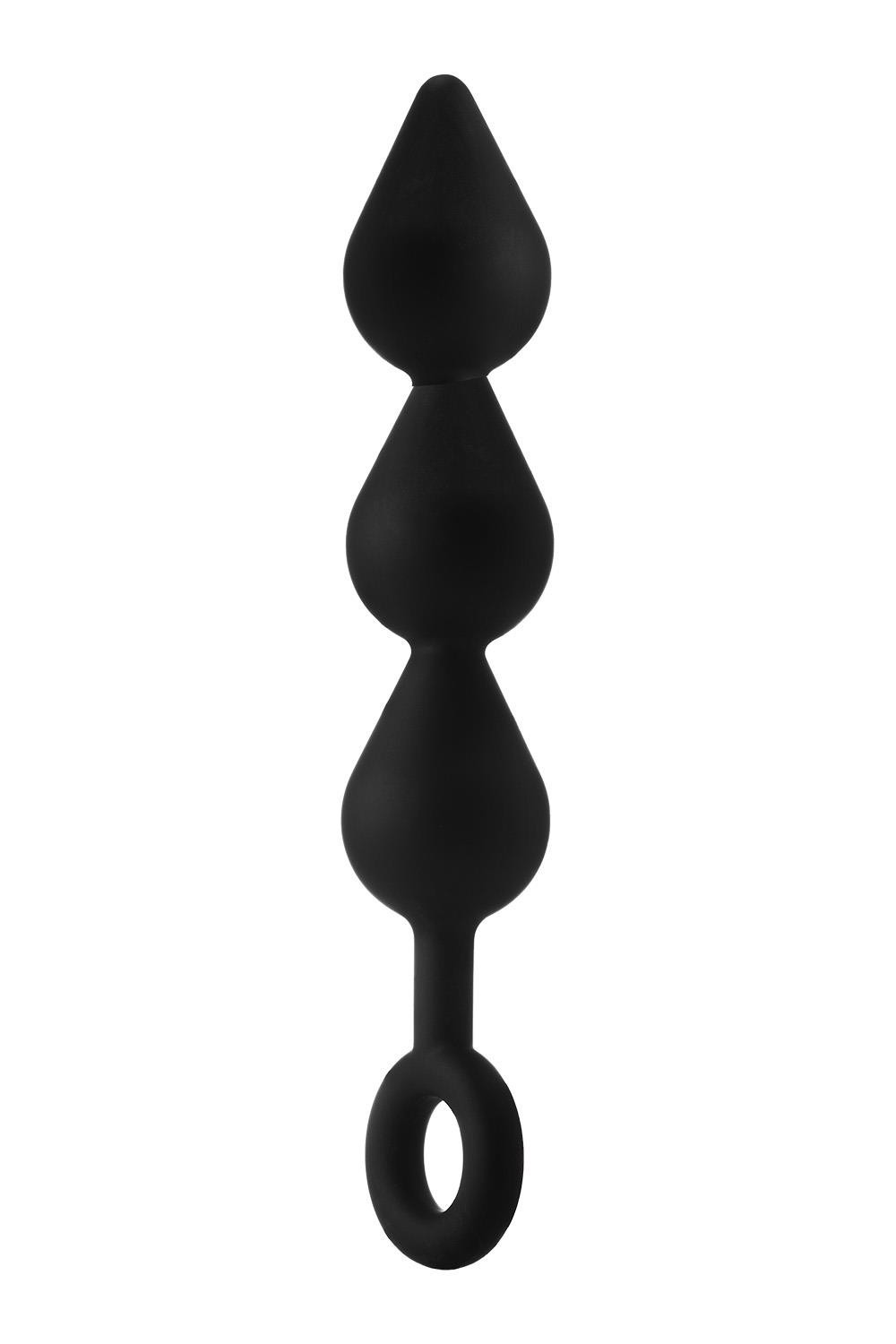 Анальная тройная елочка Dream Toys FantASStic, черная