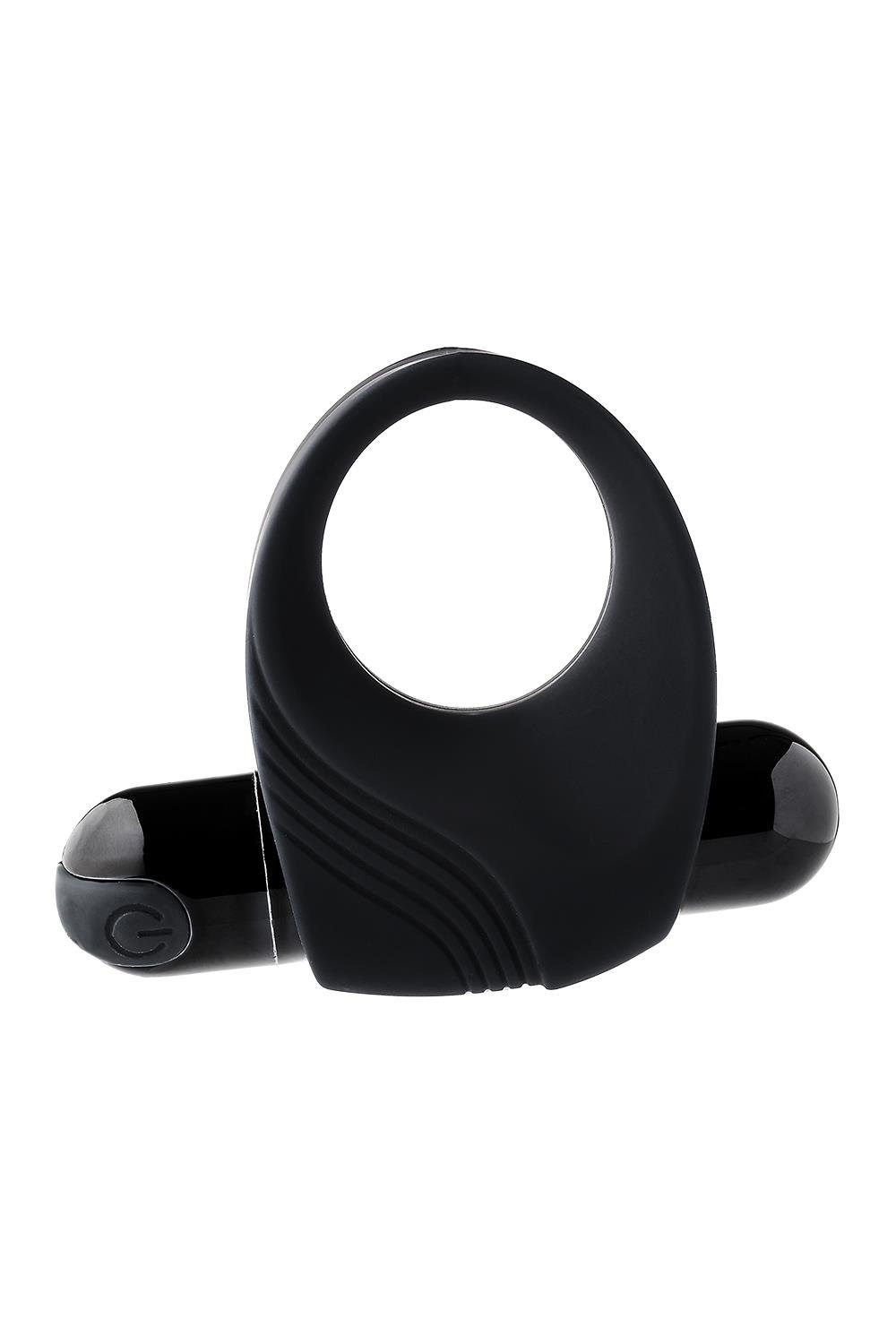 Ерекційне кільце з вібрацією Dream Toys Ramrod чорне, 8 х 3.2 см