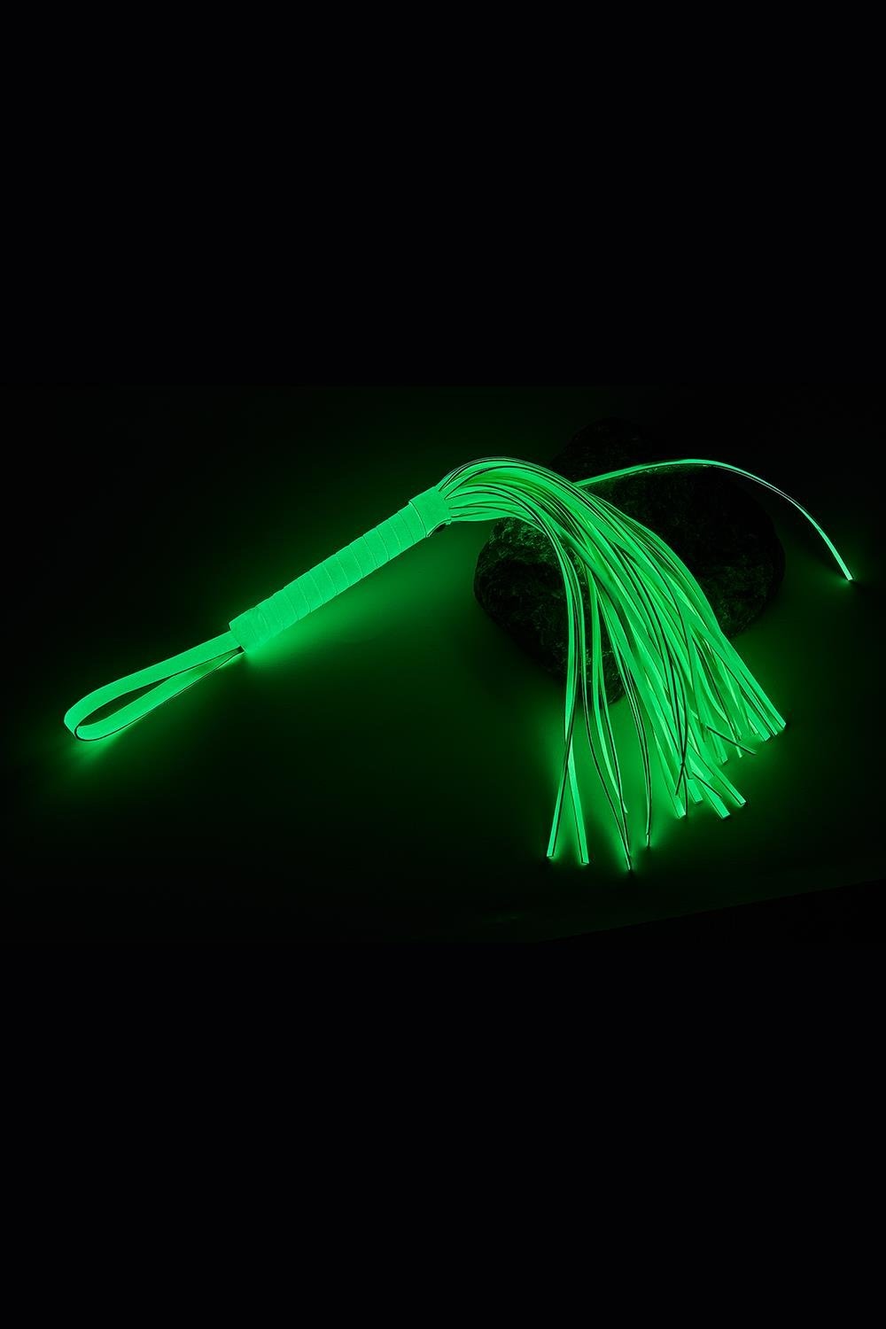 Флоггер люминесцентный Dream Toys Radiant Glow In The Dark искусственная кожа, зеленый
