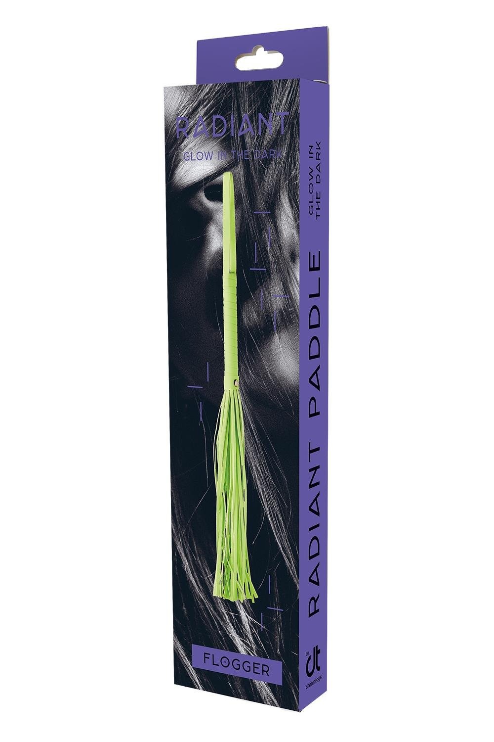 Флоггер люминесцентный Dream Toys Radiant Glow In The Dark искусственная кожа, зеленый