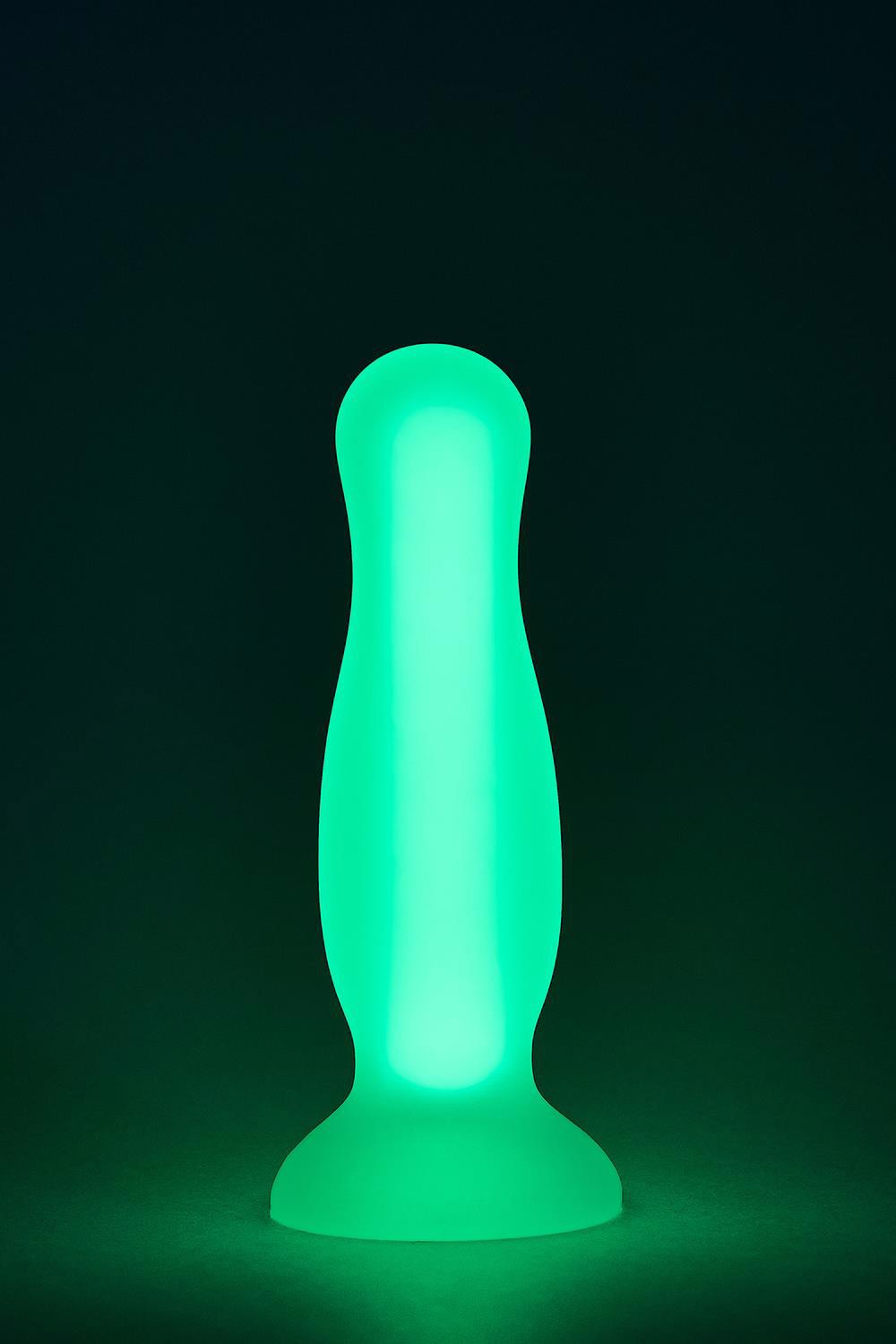 Анальная пробка люминесцентная Dream Toys RADIANT Glow In The Dark зеленая, S