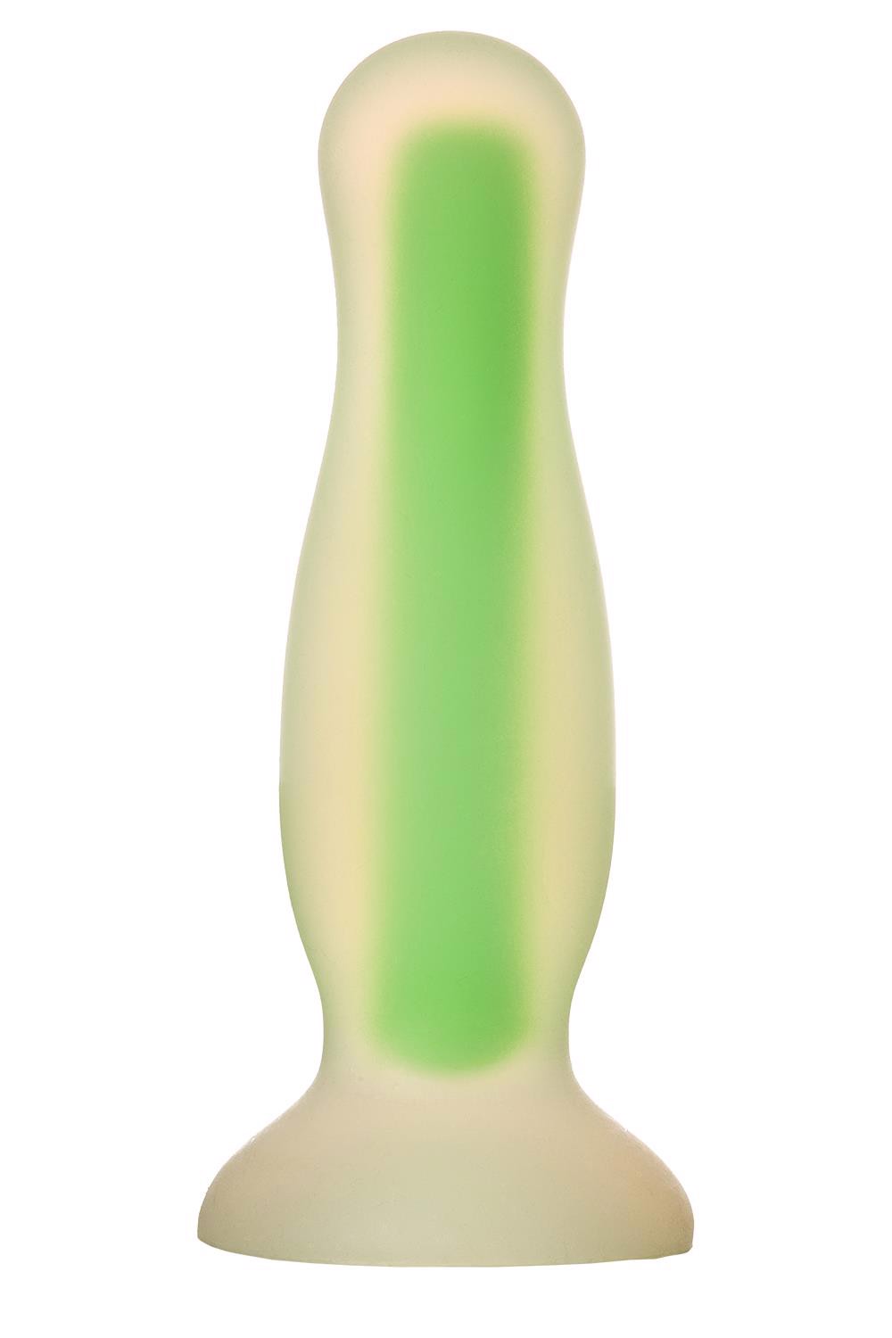 Анальная пробка люминесцентная Dream Toys RADIANT Glow In The Dark зеленая, S