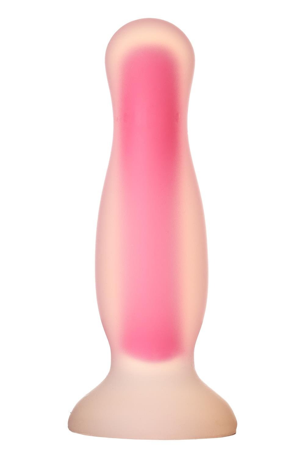 Анальна пробка люмінесцентна Dream Toys RADIANT Glow In The Dark рожева, L