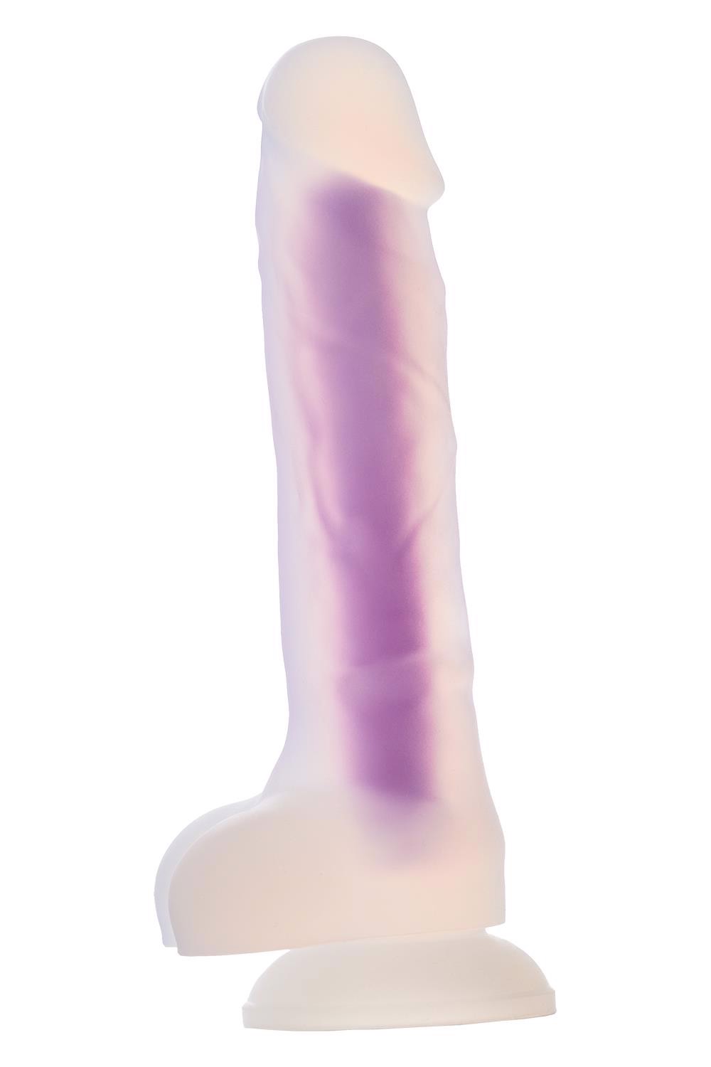 Фалоімітатор люмінесцентний на присосці Dream Toys RADIANT Glow In The Dark синій, М