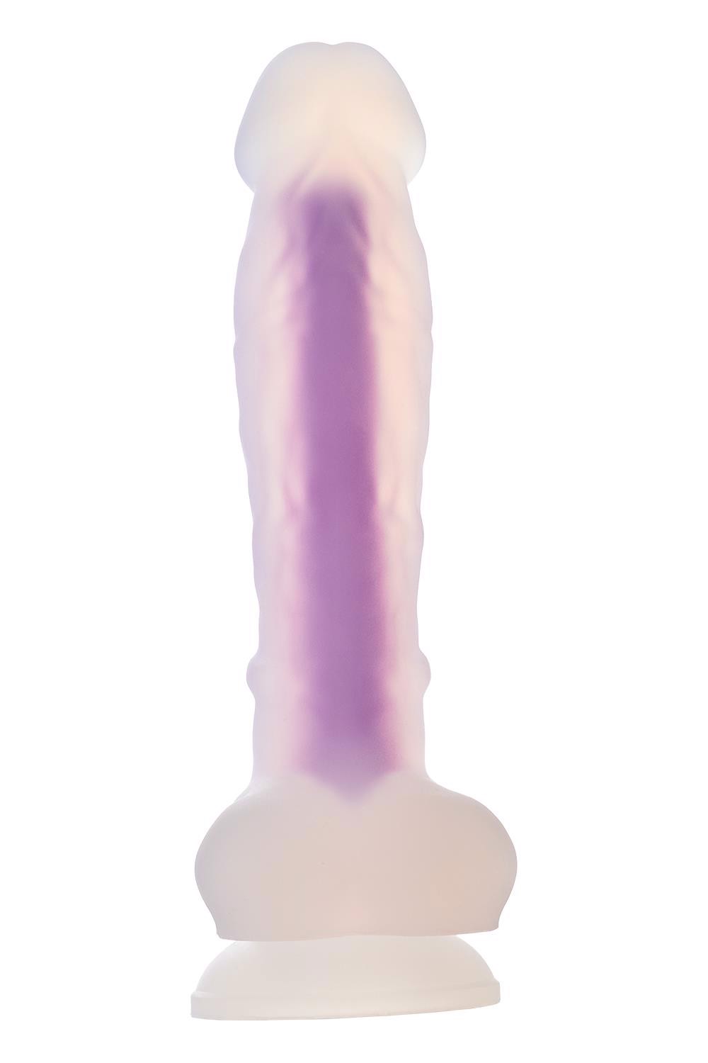 Фалоімітатор люмінесцентний на присосці Dream Toys RADIANT Glow In The Dark синій, М