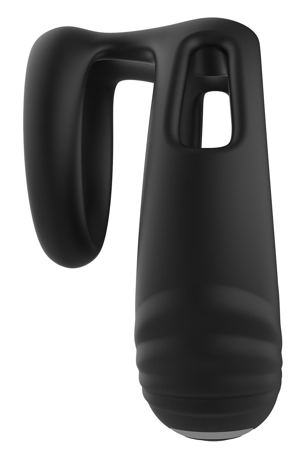 Ерекційне віброкільце Dreamtoys Ramrod з пультом, чорне