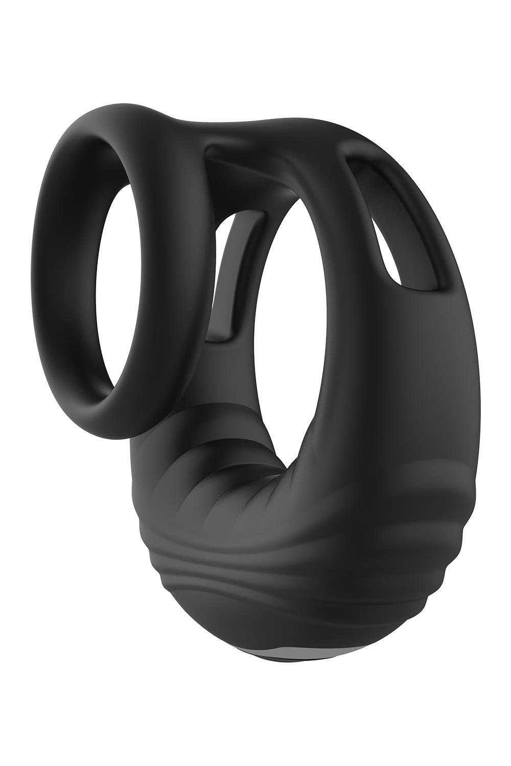 Ерекційне віброкільце Dreamtoys Ramrod з пультом, чорне
