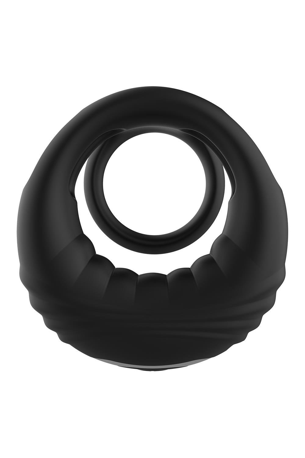 Ерекційне віброкільце Dreamtoys Ramrod з пультом, чорне