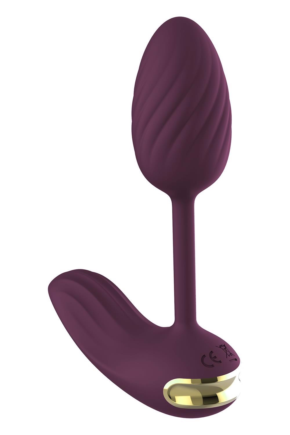 Віброяйце гнучке з пультом керування Dream Toys Essentials, фіолетовий