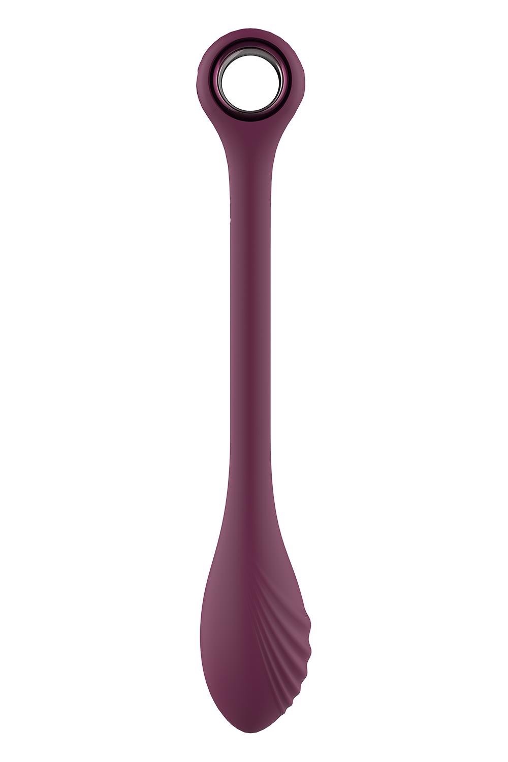 Вібратор для точки G регульований DreamToys Glam, фіолетовий
