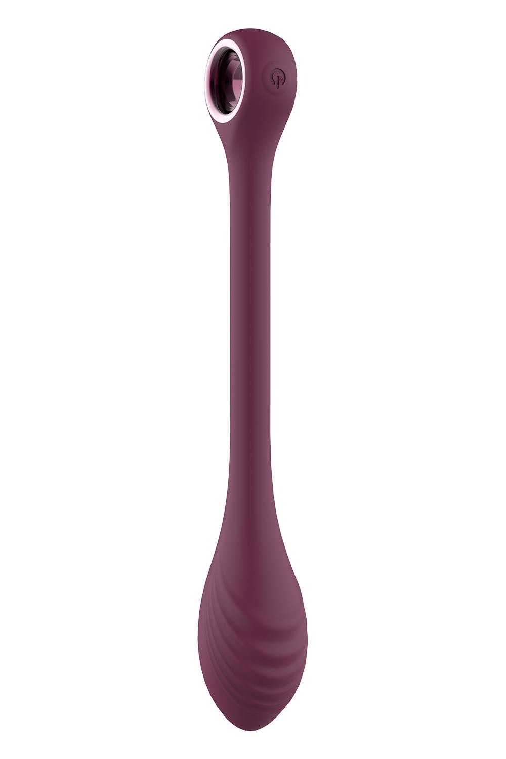 Вибратор для точки G регулируемый DreamToys Glam, фиолетовый
