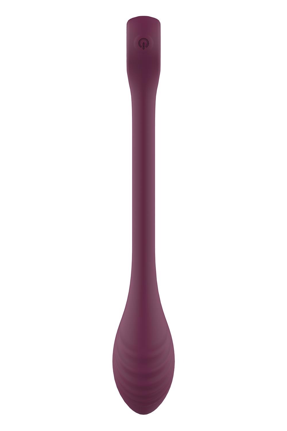 Вібратор для точки G регульований DreamToys Glam, фіолетовий