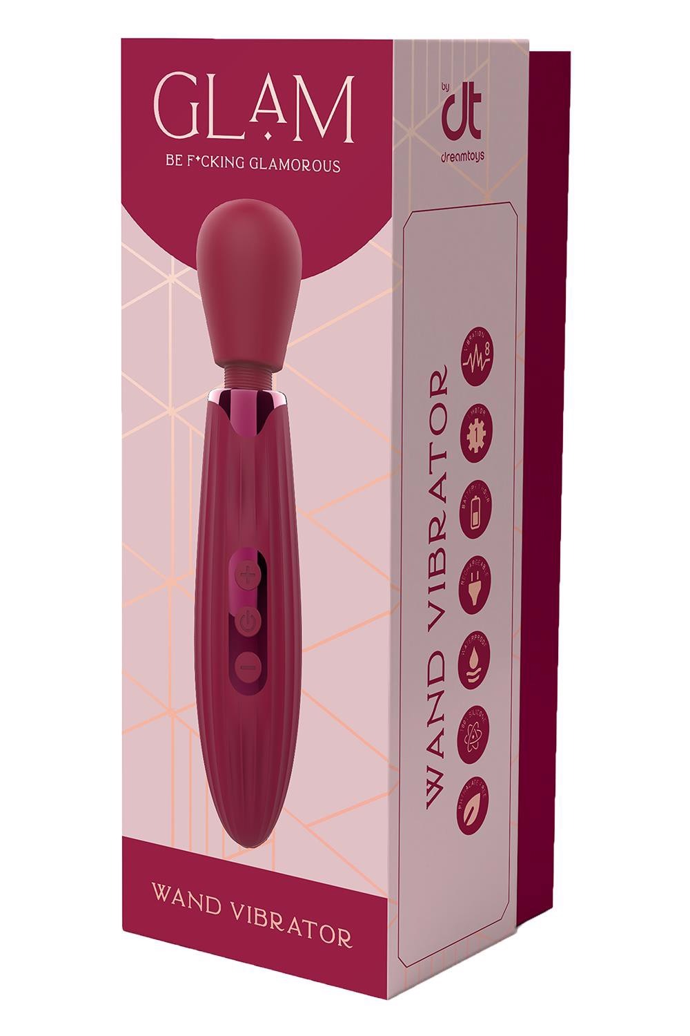 Вібратор мікрофон Dream Toys Glam Wand Vibrator, червоний