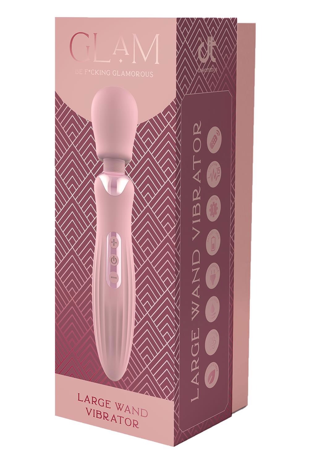 Вибратор микрофон Dream Toys Glam Wand Large, розовый
