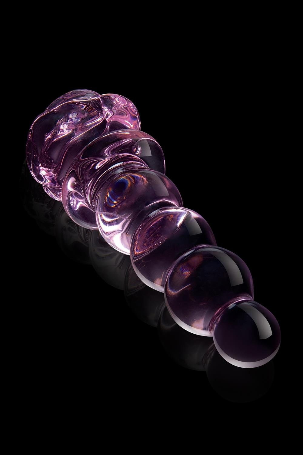 Фаллоимитатор елочка из стекла Dream Toys Glaze Glass в форме бутона розы