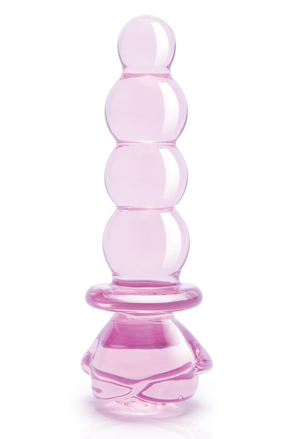 Фаллоимитатор елочка из стекла Dream Toys Glaze Glass в форме бутона розы