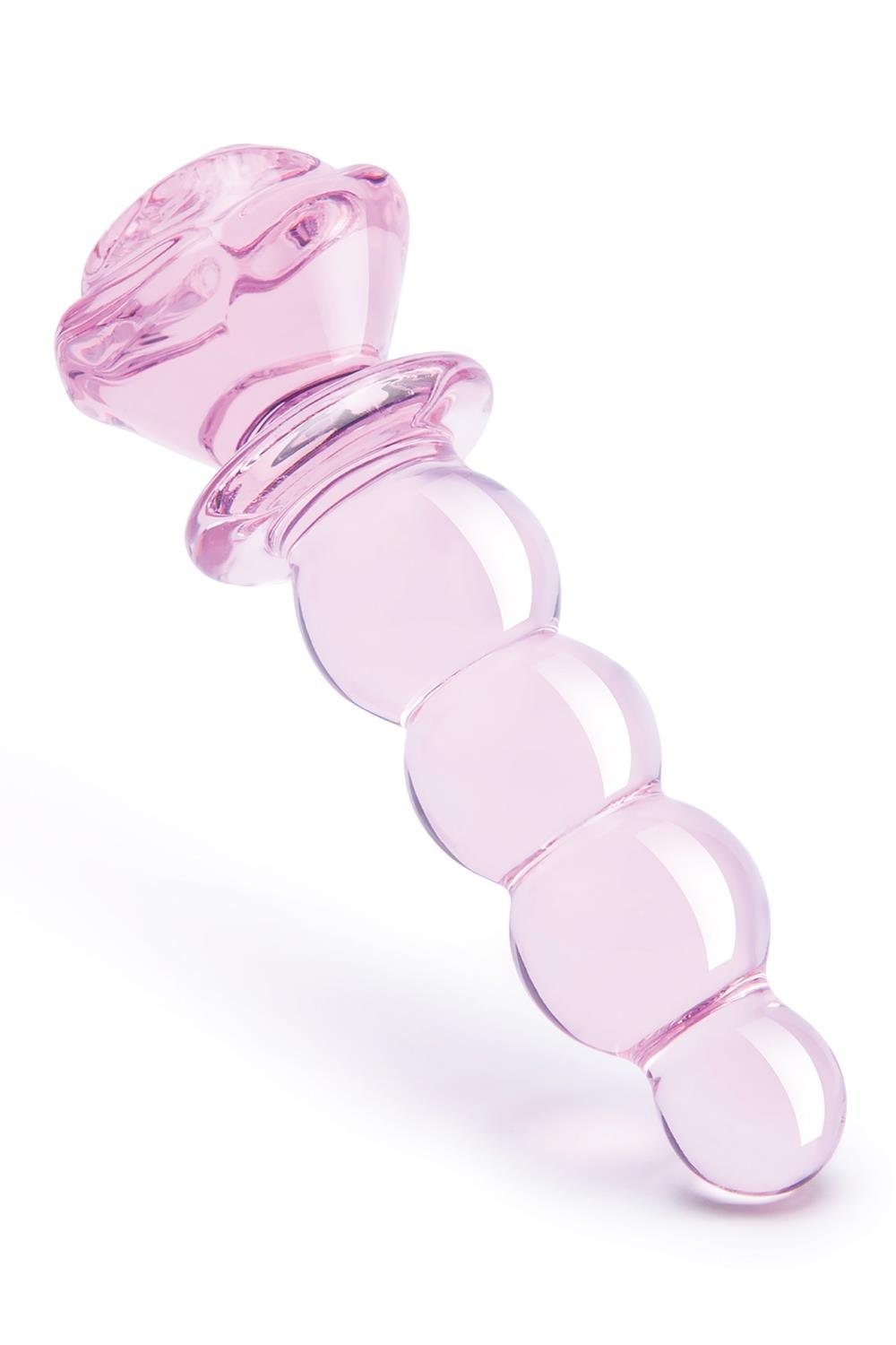 Фалоімітатор ялинка зі скла Dream Toys Glaze Glass у формі бутона троянди