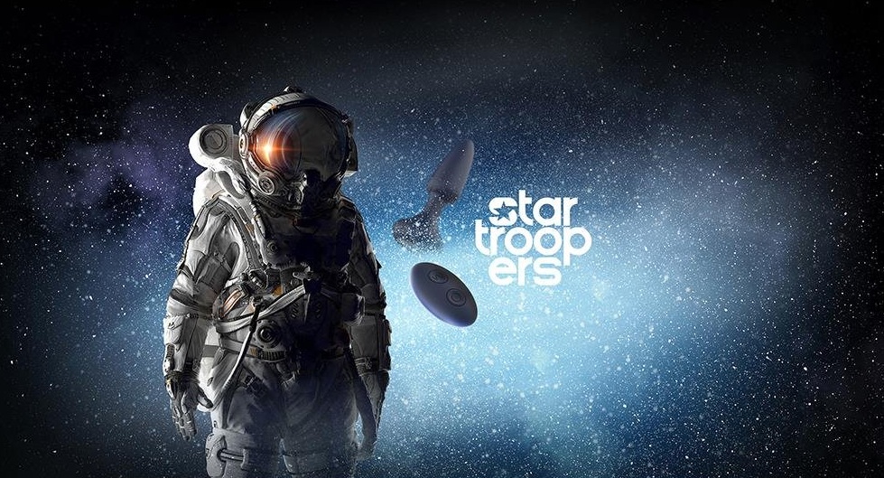 Анальна пробка DreamToys Startroopers Venus з дистанційним пультом керування, чорна