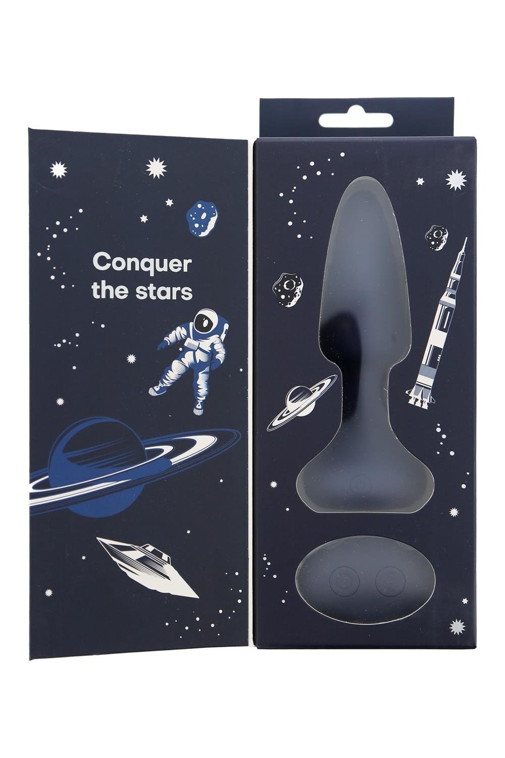 Анальна пробка DreamToys Startroopers Venus з дистанційним пультом керування, чорна