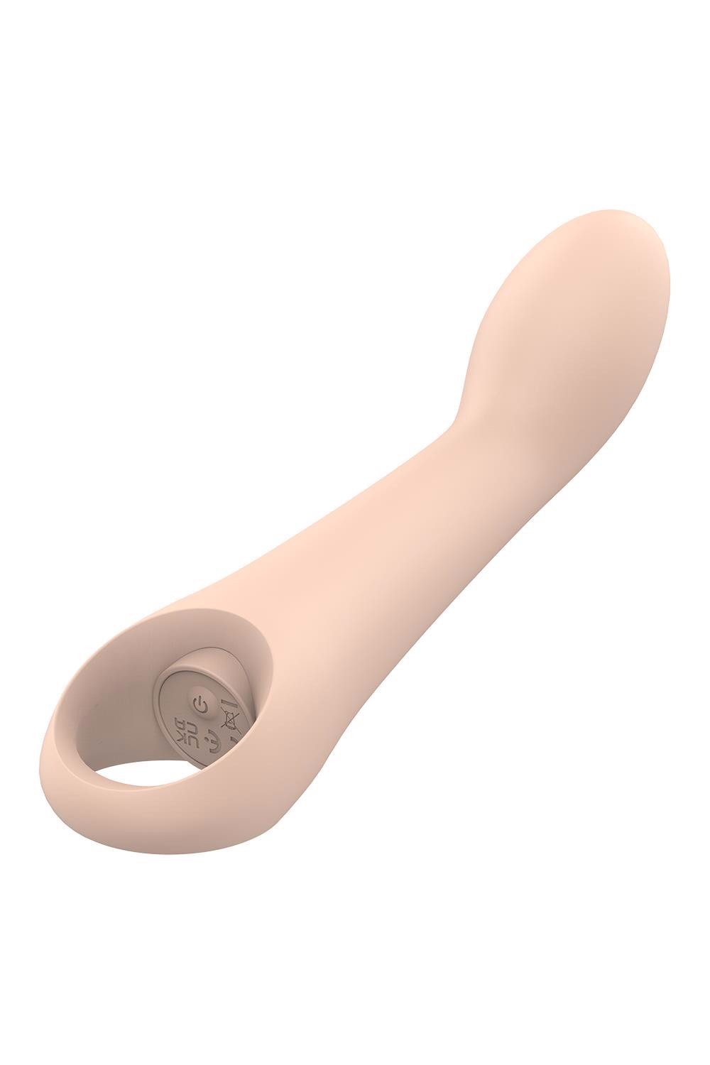 Вібратор Dream Toys Nude Ivy для точки G, бежевий