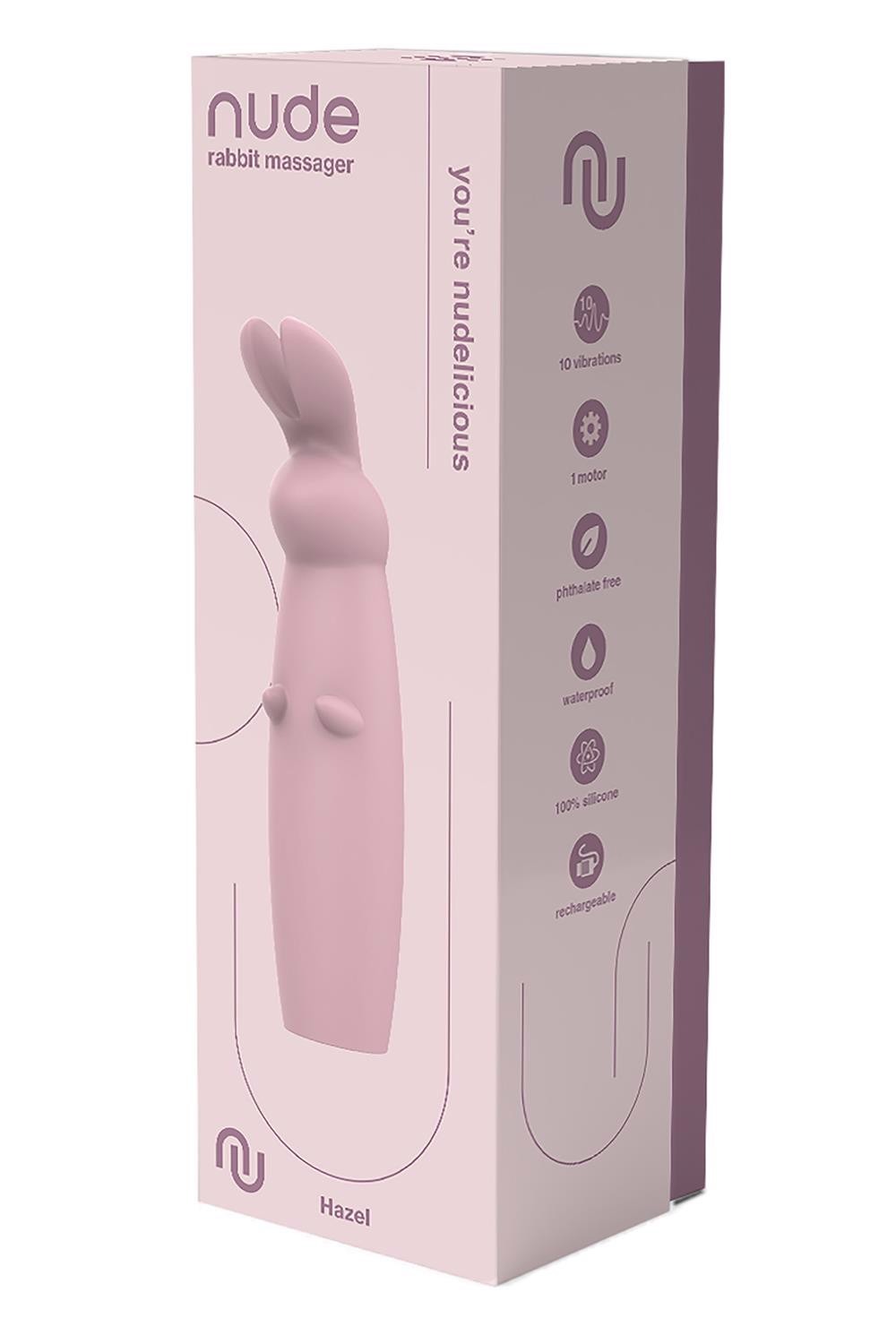 Міні-вібратор у вигляді кролика Dream Toys Nude, рожевий