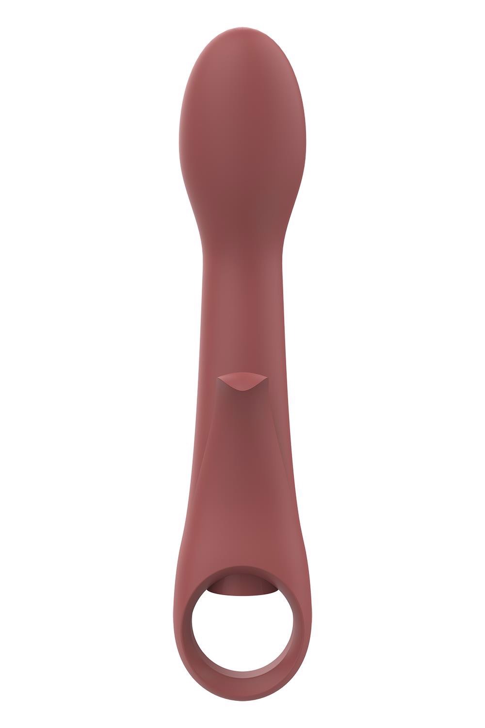 Вібратор Dream Toys Nude Sierra для точки G, коричневий
