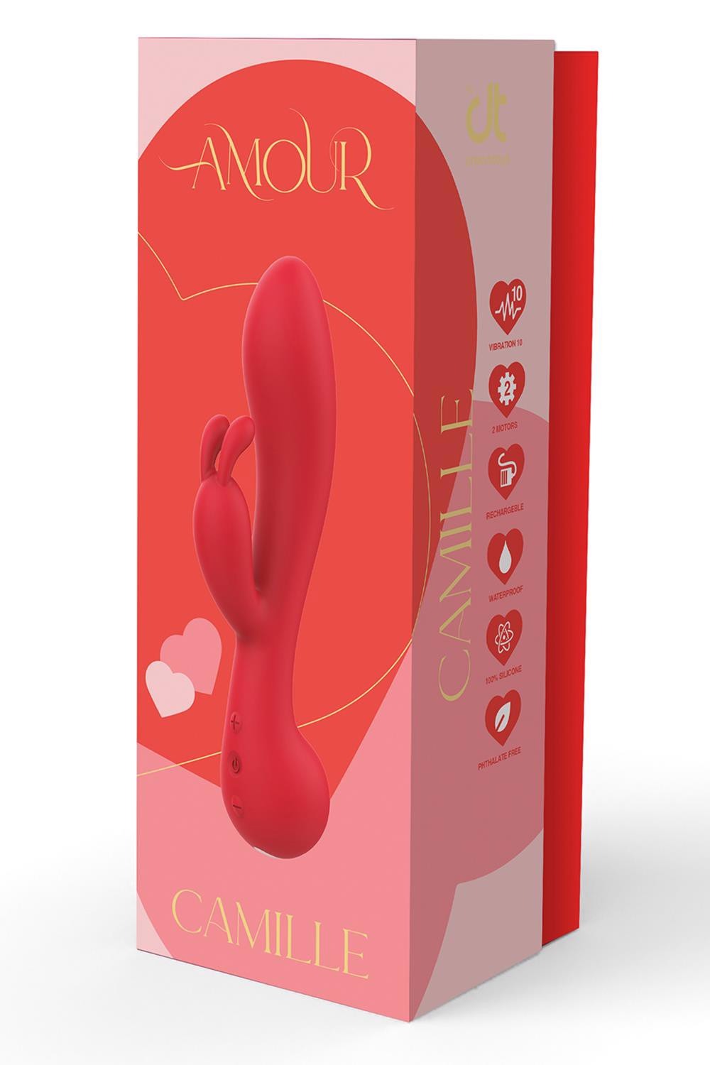 Вібратор кролик Dream Toys Amour Camille, червоний