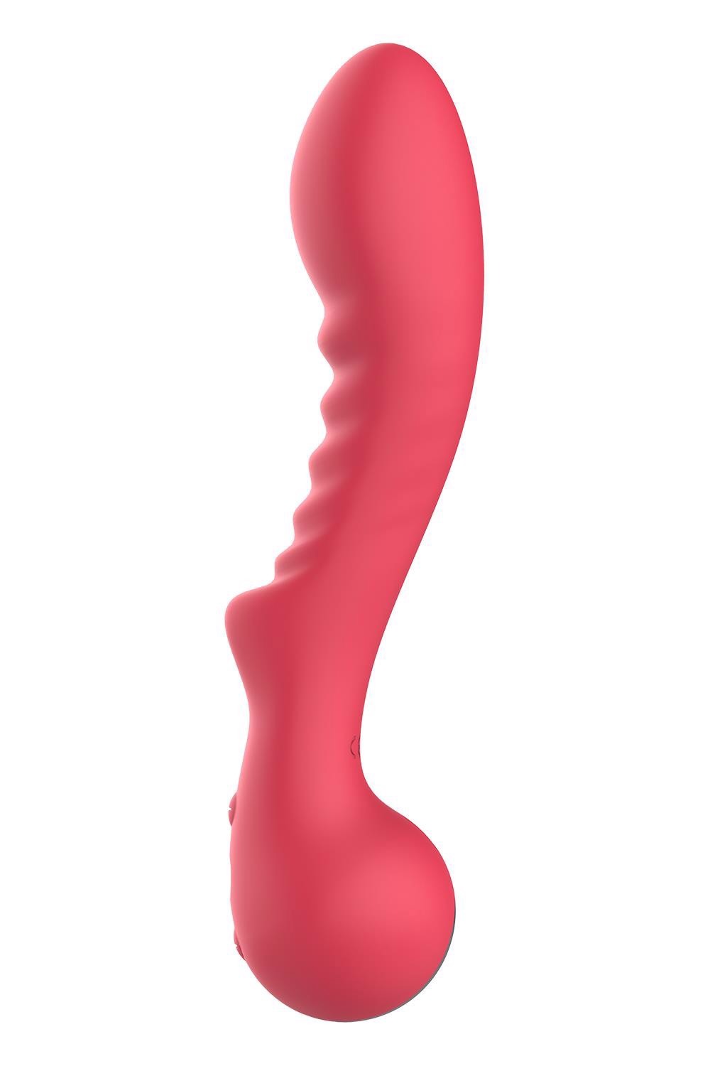 Вібратор рельєфний для точки G Dream Toys Amour Aimee, червоний