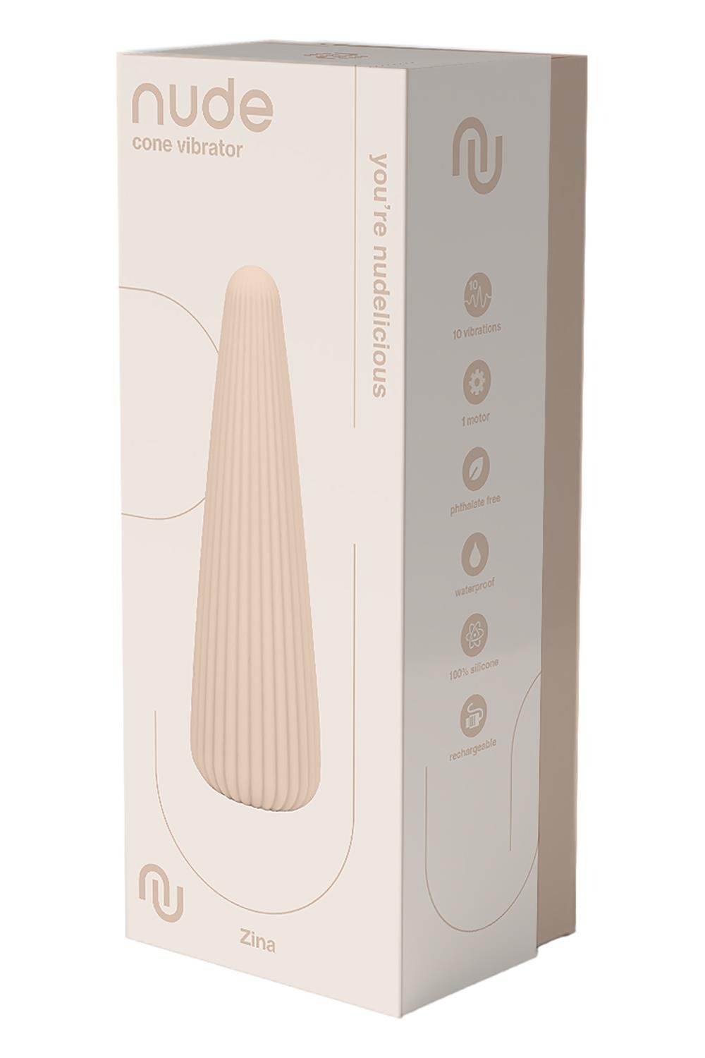 Вібратор для тренування м'язів Кегеля Dream Toys Nude Zina дорожній розмір нюдовий