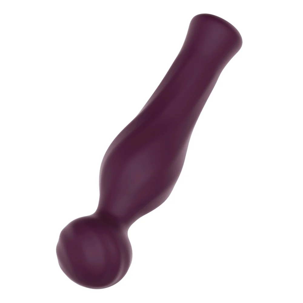 Вібратор-мікрофон Dream Toys Essentials Magic Wand зі стразами, бордовий, 16,5 см