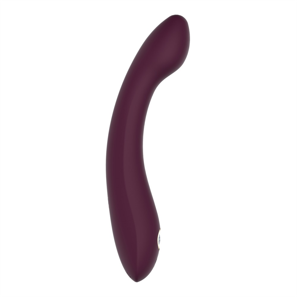 Вібратор для точки G Dream Toys Essentials зі стразами, бордовий, 21,8 × 3,6 см