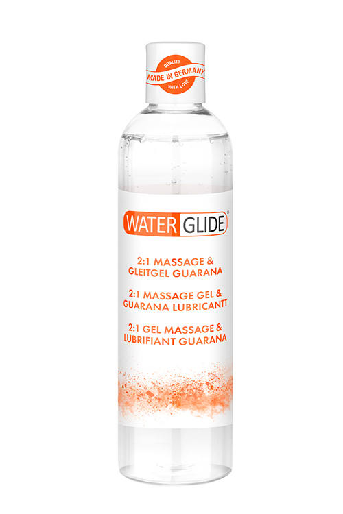 Стимулюючий лубрикант і масажний гель 2 в1 WATERGLIDE GUARANA, 300 мл