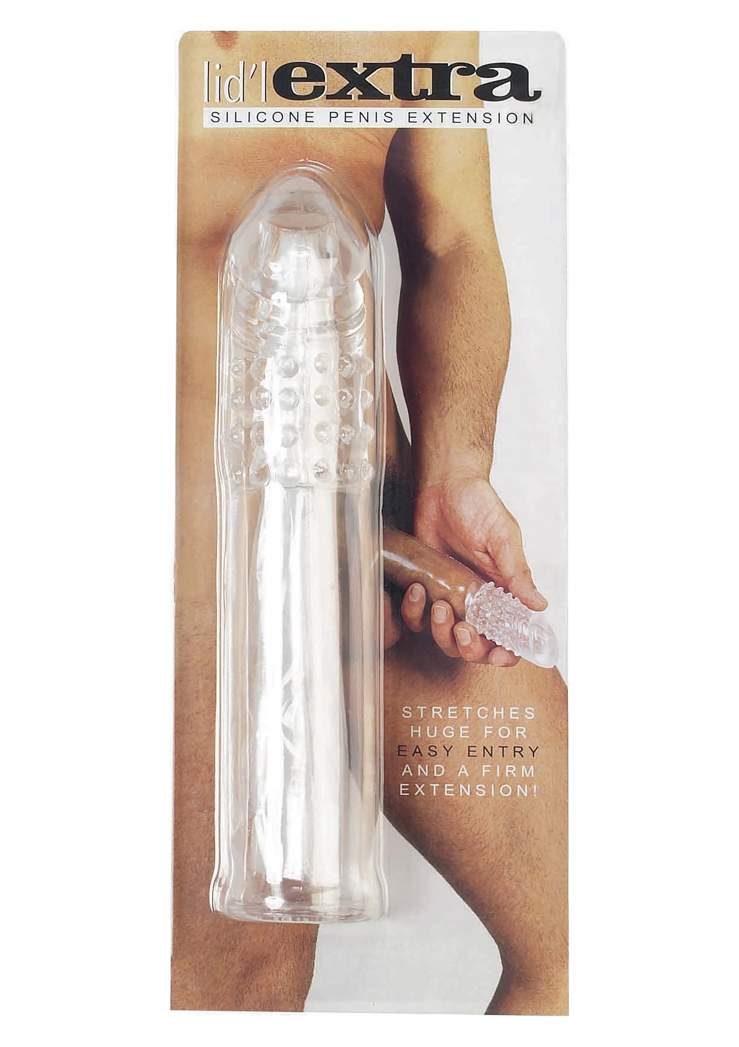 Насадка, що подовжує Seven Creations Lidl Extra Silicone Penis Extension прозора