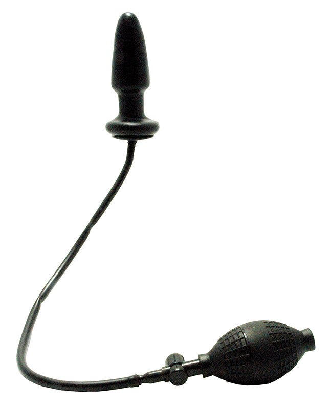 Анальна пробка з вібрацією та накачуванням Fanny Hill''s Black Buttplug
