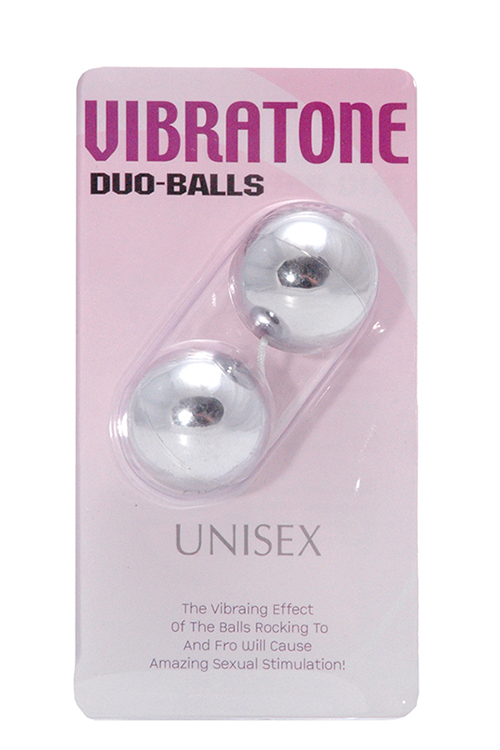 Вагинальные шарики DUO BALLS,SILVER