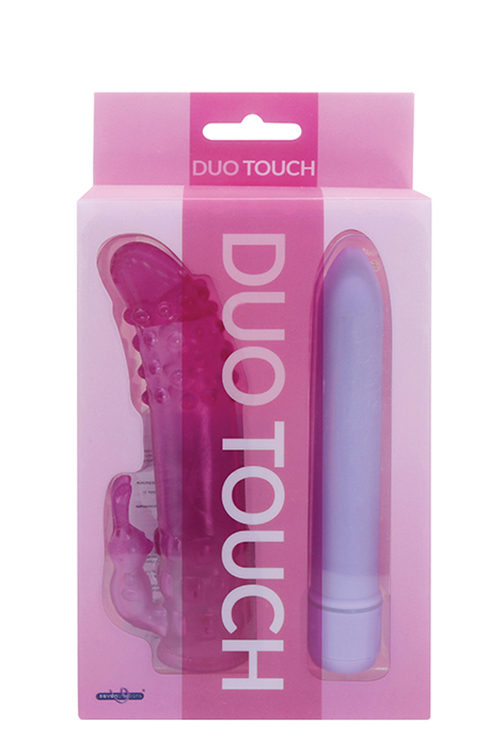Вибромассажер с насадкой DUO TOUCH