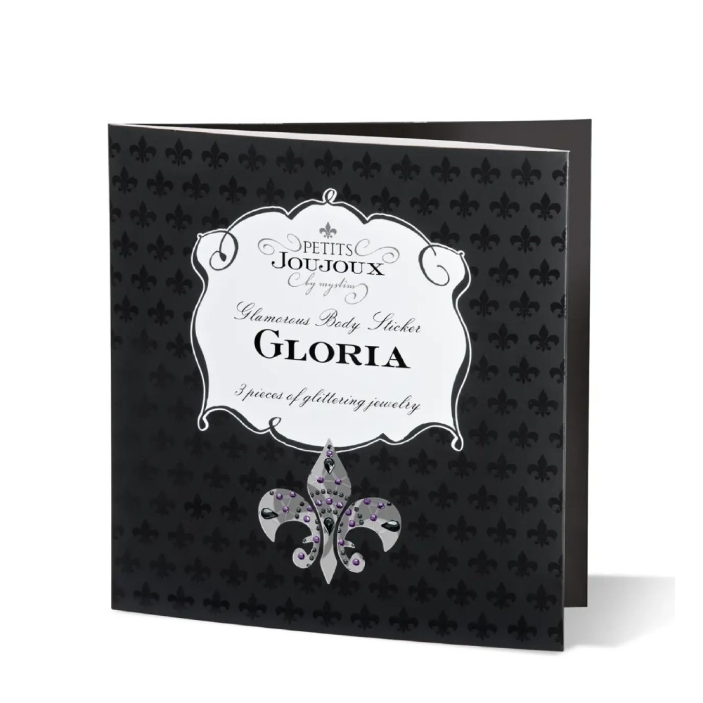 Украшения для груди и бикини со стразами Gloria Petits Joujoux, зелено-голубые
