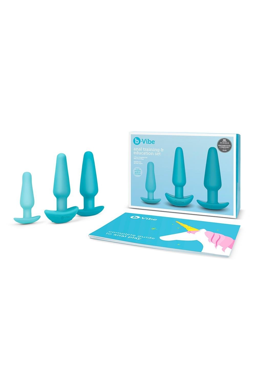 Набір для анального сексу B-Vibe Anal Training 7 предметів, синій