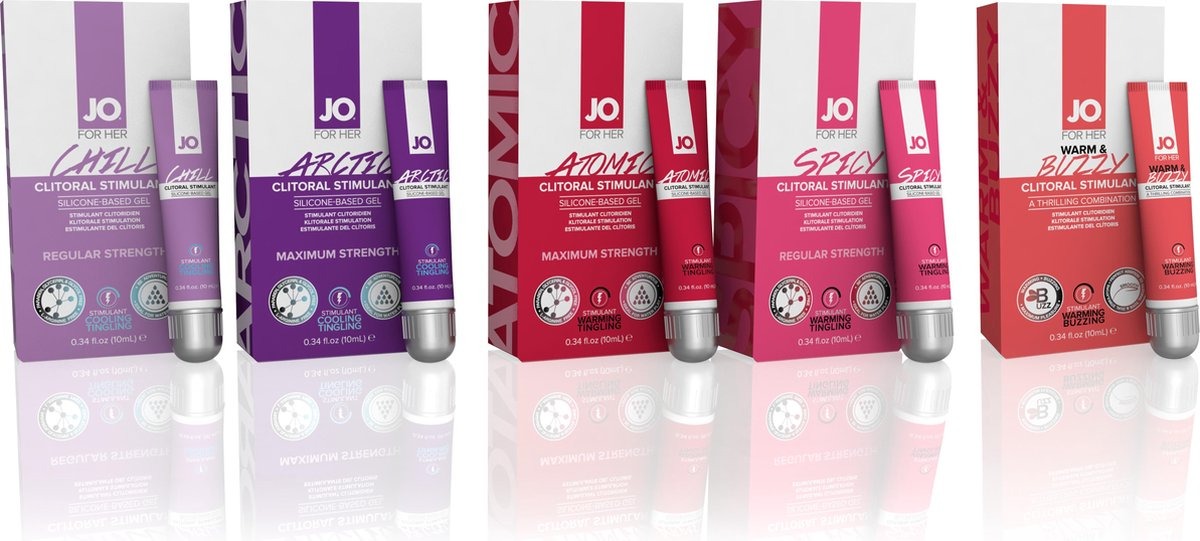 Дисплей із збуджуючими гелями та тестерами System JO - Arousal Gel Display