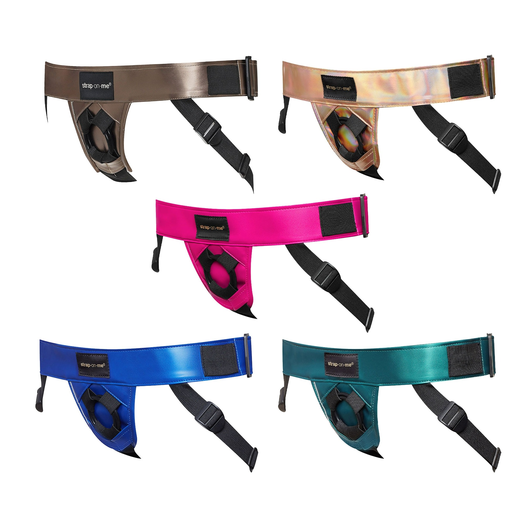 Трусики для страпону Strap-On-Me - Curious, фуксія