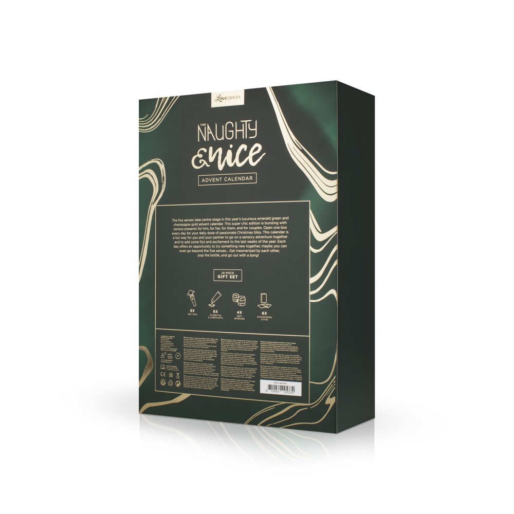 Набір секс іграшок Adventskalender 2022 LOVEBOXXX EASYTOYS The Naughty And Nice 24 предмета